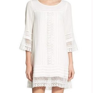 Sanctuary white lace sheath dress size Medium
